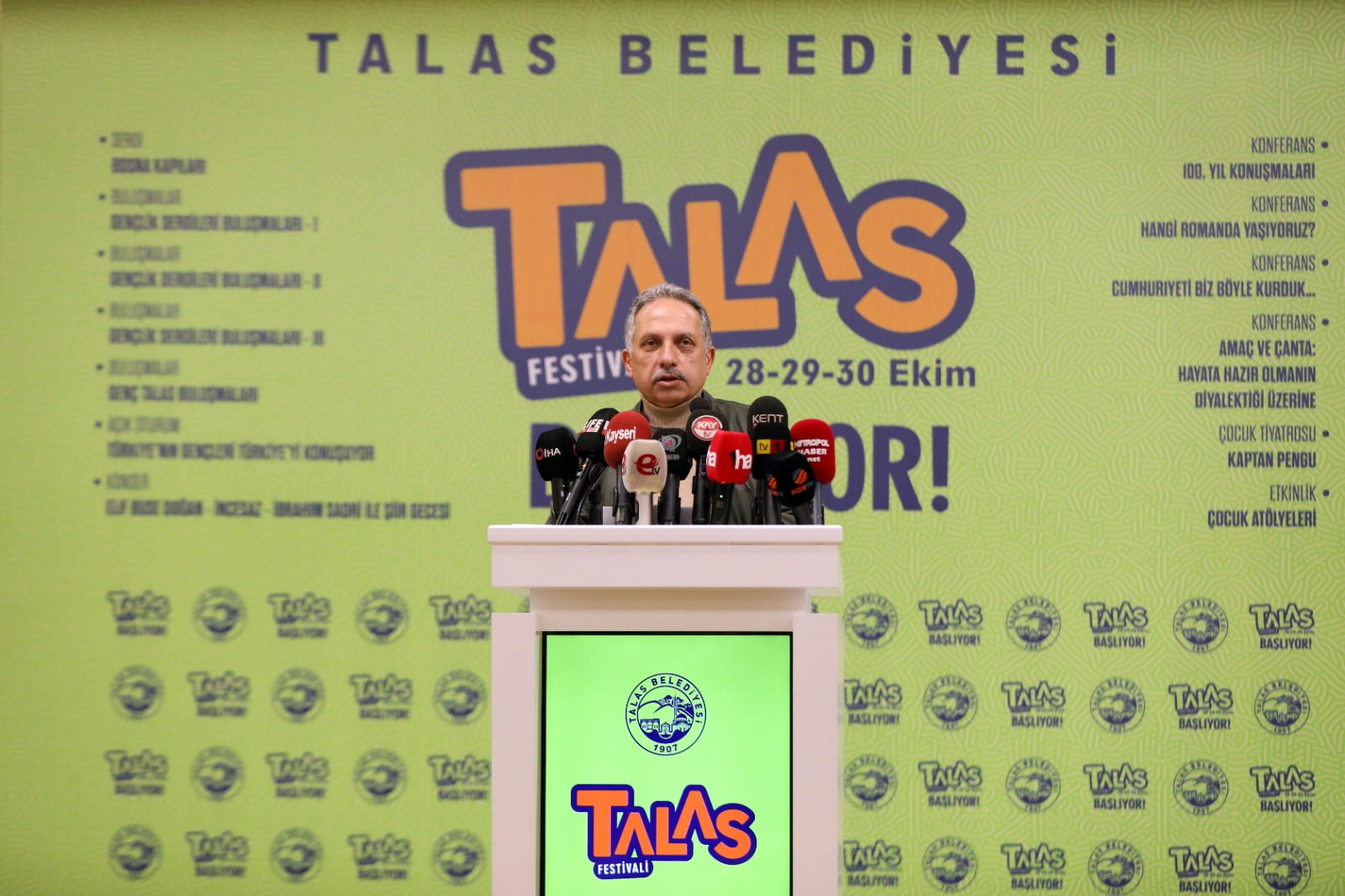 Talas’ta festival heyecanı