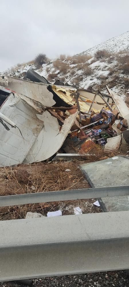 ERCİYES YOLU KAZASINDA 1 AĞIR YARALI