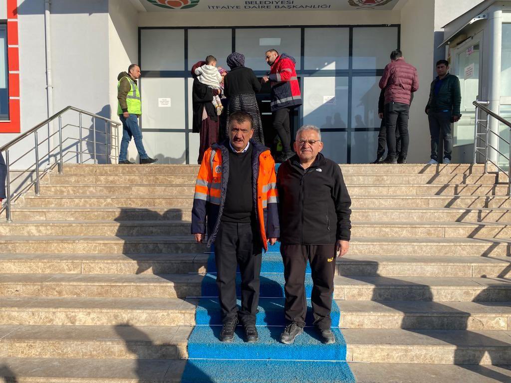 Başkan Büyükkılıç, deprem bölgesi Malatya’ya gitti