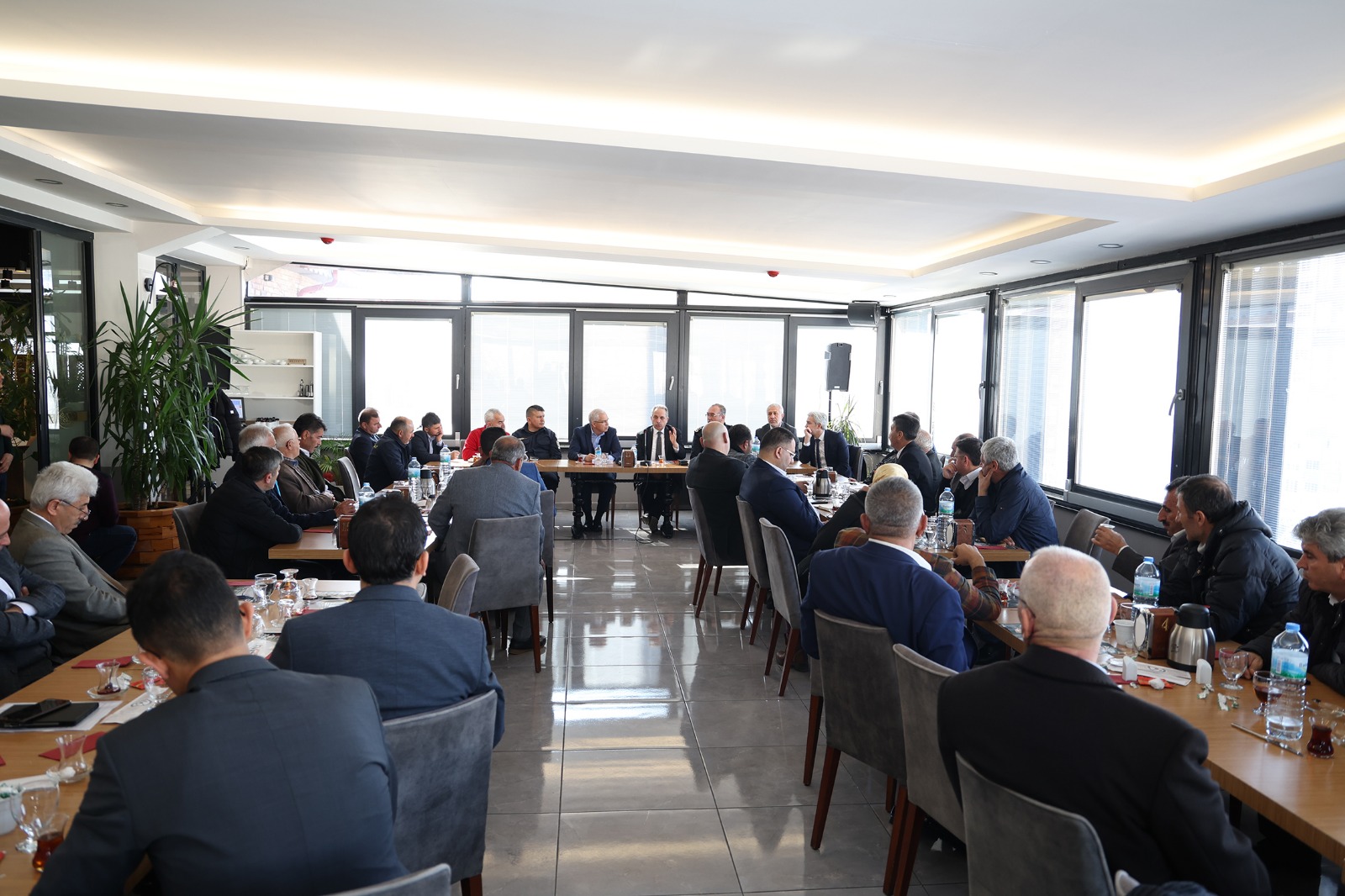 Talas muhtarları deprem gündemiyle toplandı
