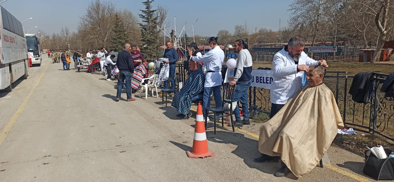 İncesu’dan afet bölgesine 125 kuaför gönderildi