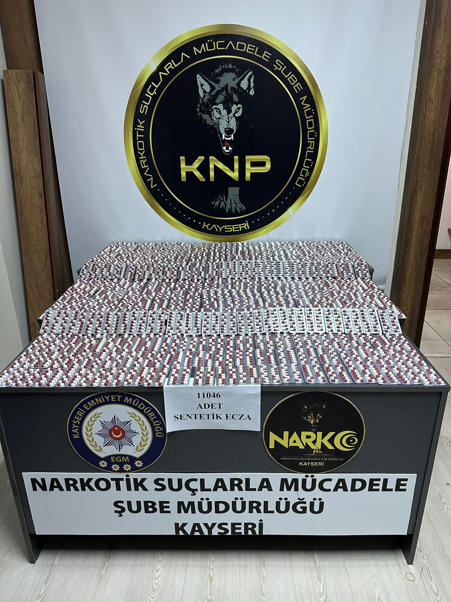 11 bin 46 adet uyuşturucu madde ele geçirildi