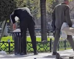 KAYSERİ’DE ÇÖP KOVASINI DAĞITAN ŞAHSA PARA CEZASI
