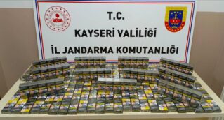 520 PAKET KAÇAK SİGARA ELE GEÇİRİLDİ