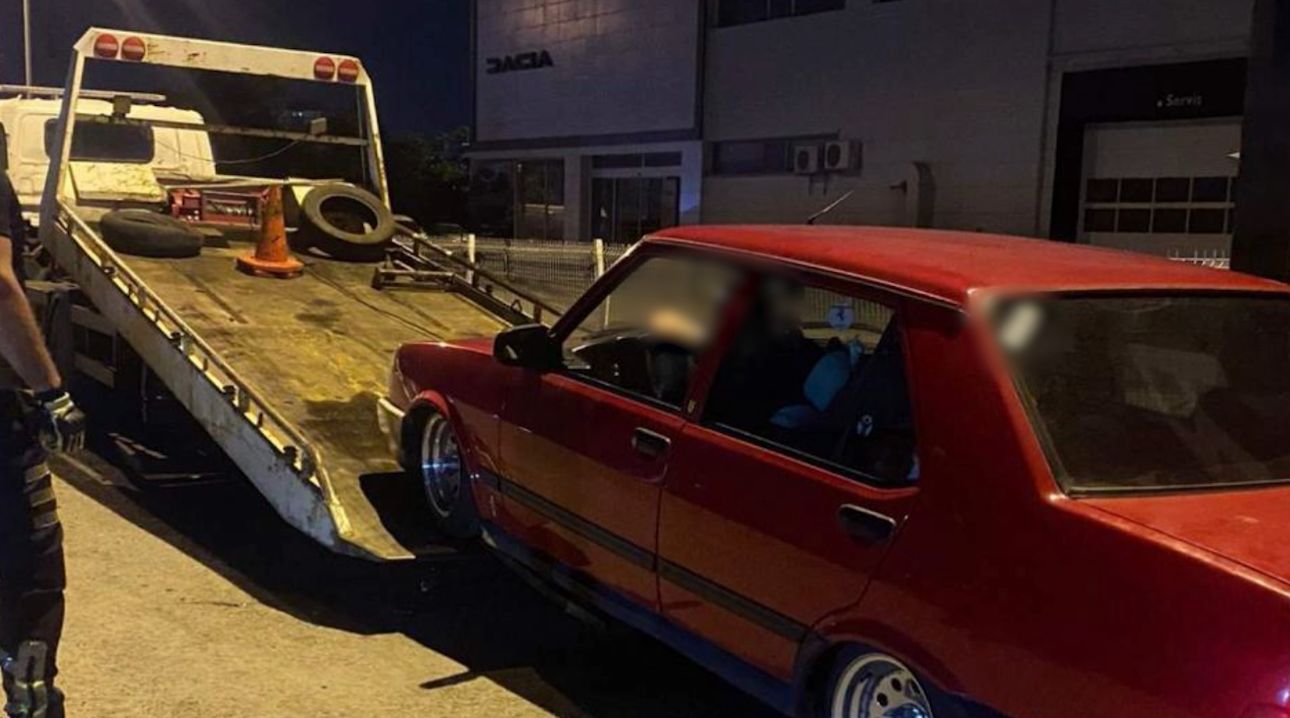 KAYSERİ’DE DRİFT YAPAN SÜRÜCÜYE 47 BİN LİRA CEZAİ İŞLEM