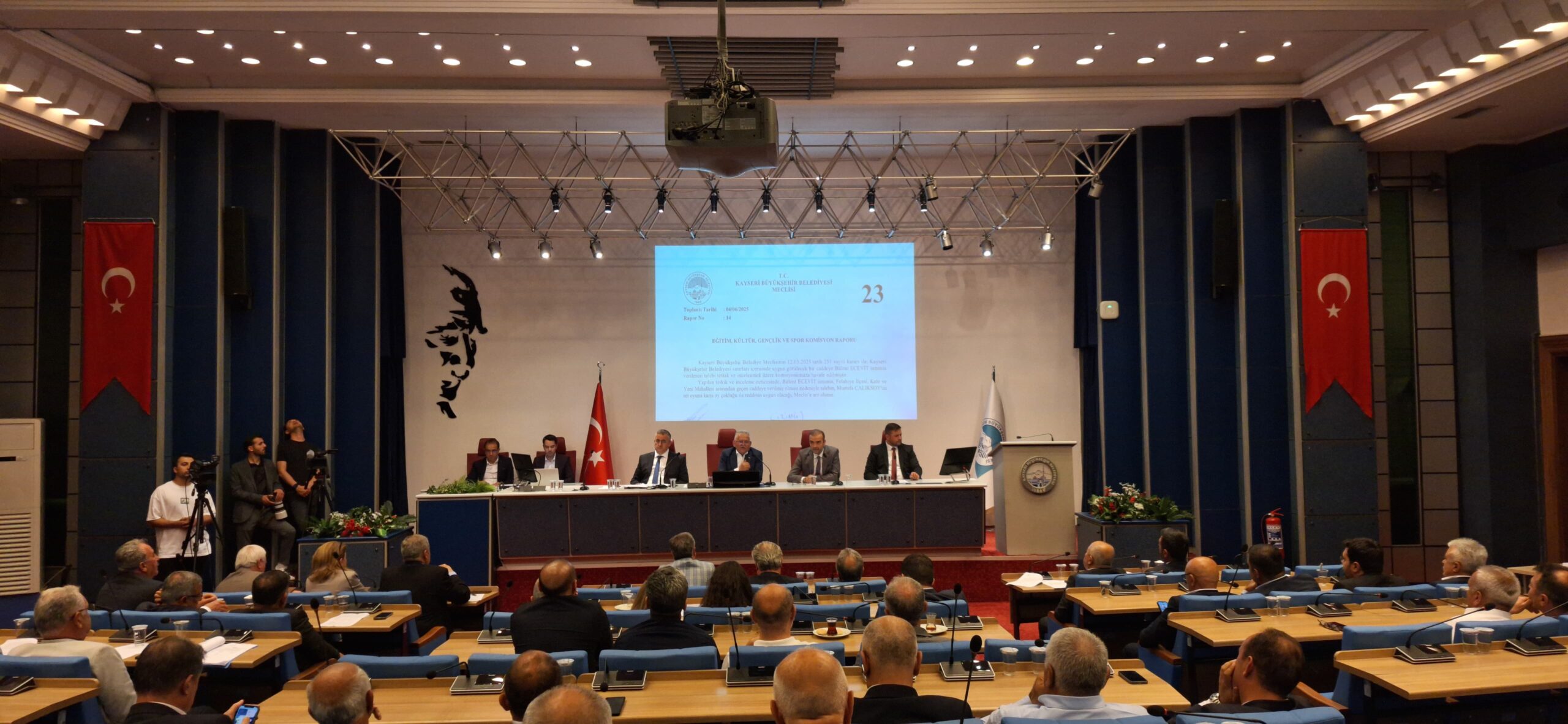 KAYSERİ BÜYÜKŞEHİR BELEDİYESİ HAZİRAN AYI MECLİS TOPLANTISI GERÇEKLEŞTİRİLDİ