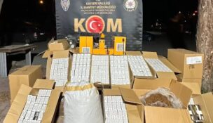 KOM’DAN KAÇAK SİGARA OPERASYONU